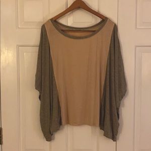 Michael Stars color block flowy tunic T-shirt